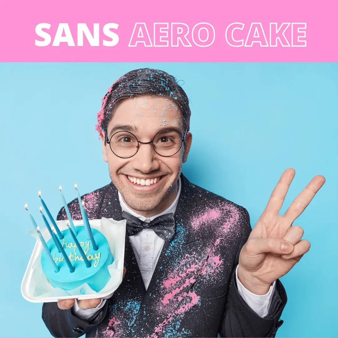 gateau sans décoration aérographe