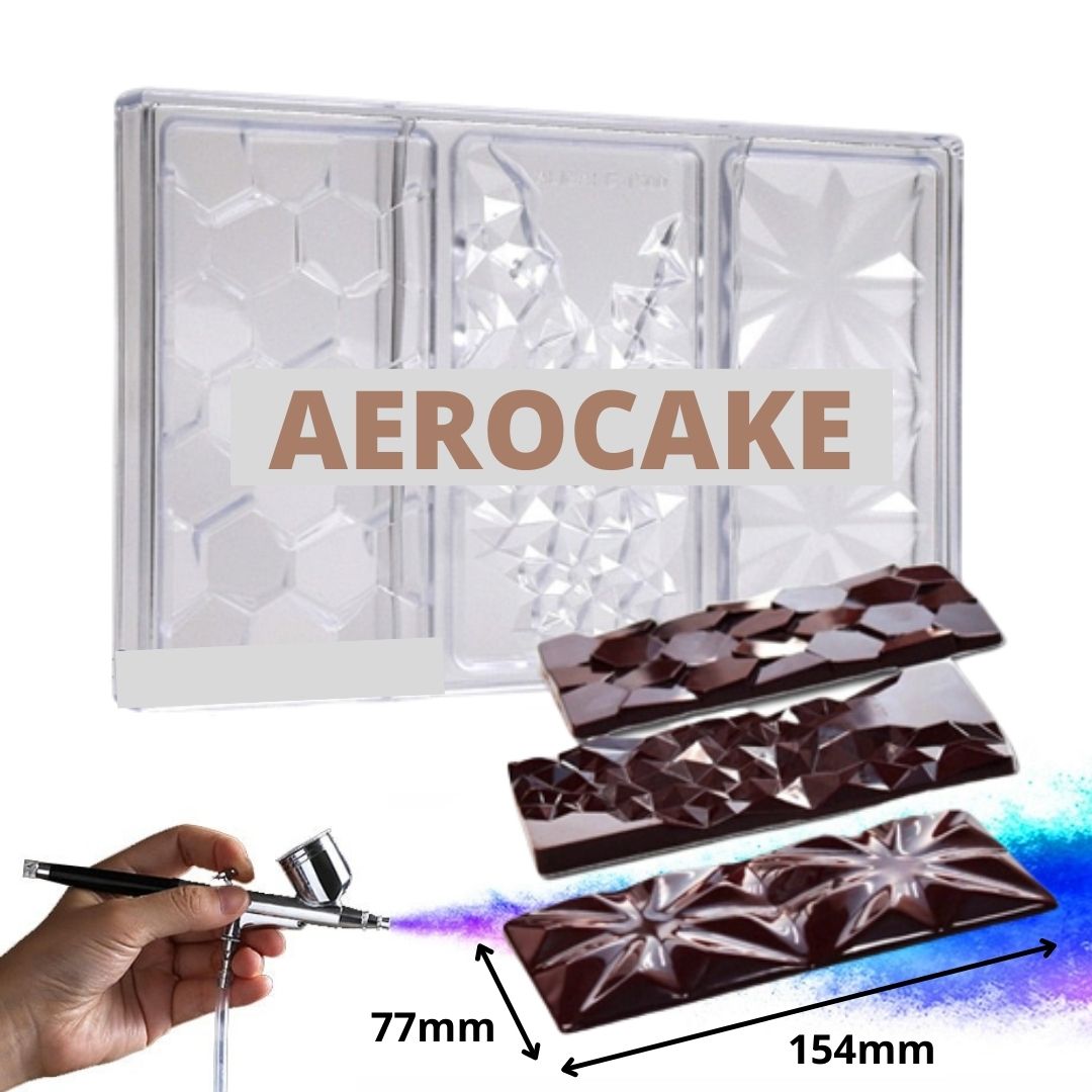 Moules Chocolat Tablettes Aérographe – AEROCAKE®